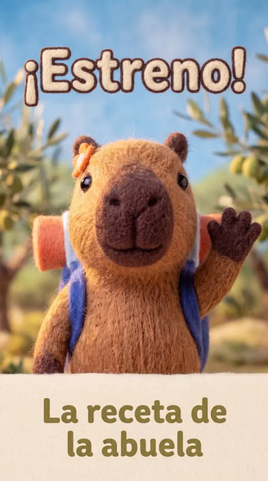 Short 1: ¡Estreno! Chiwi saluda entre olivos.